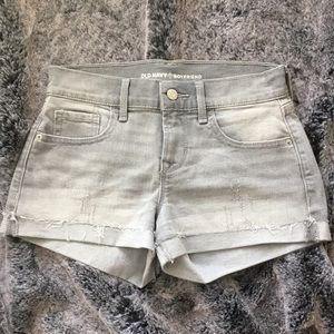 Old Navy Gray Boyfriend Shorts